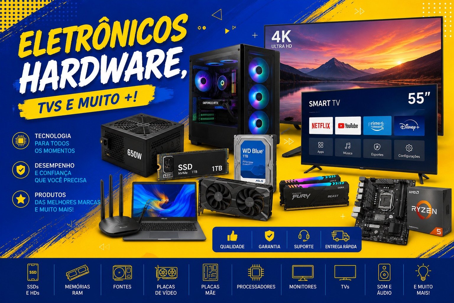 Eletrônicos & Hardware